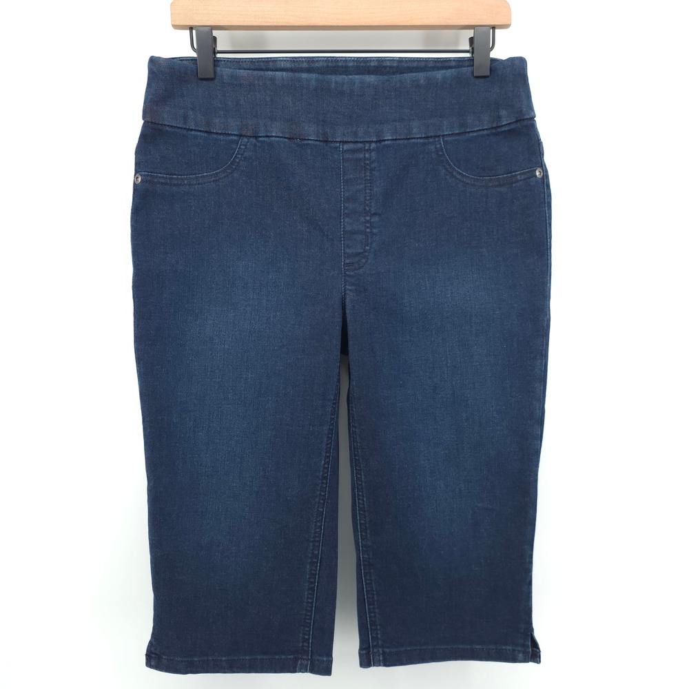 Chico's Womens Pedal Pusher Perfect Stretch Soft Jegging 0.5 (US 6) Blue Capri